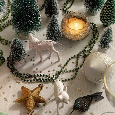 White glitter baby Deer - image 2