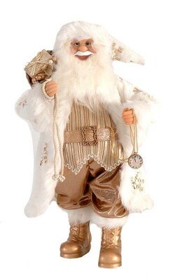 White/gold Santa Claus