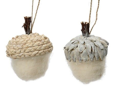 White Woollen Acorn