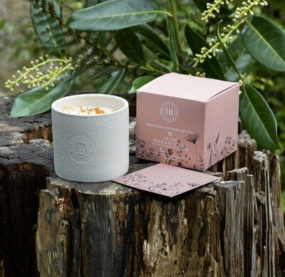 Wildrose And Stinging Nettle Planter Candle -Image courtesy of Irish Botanics